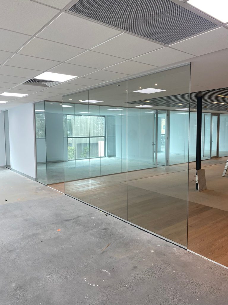 Glass office fit out